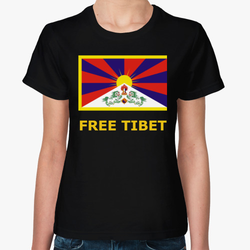 Женская футболка Free Tibet