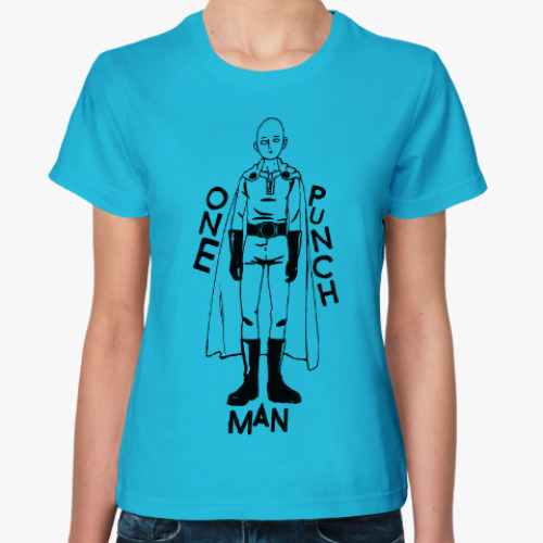 Женская футболка Ванпанчмен One Punch Man