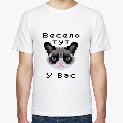 Футболка Весело тут у Вас. Grumpy cat