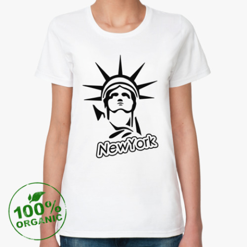 Женская футболка из органик-хлопка  NewYork!