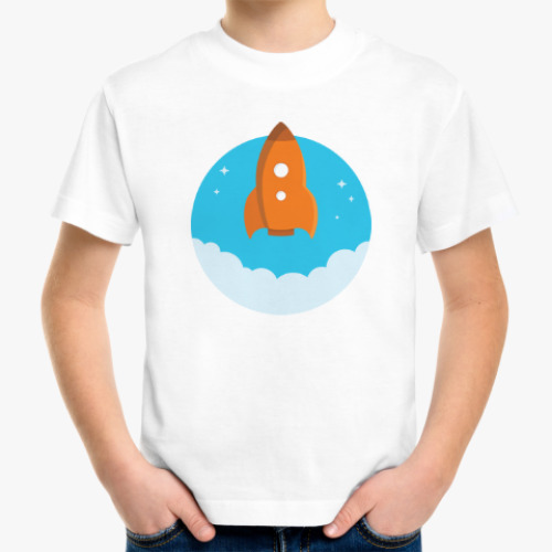 Детская футболка Ракета