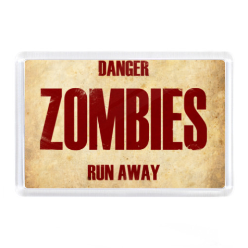 Магнит Zombies - Run Away