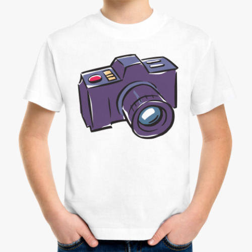 Детская футболка фотоаппарат