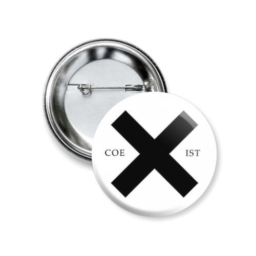 Значок 37мм The XX. COEXIST