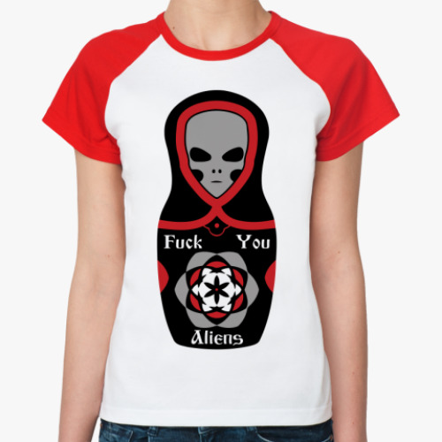 Женская футболка реглан Aliens