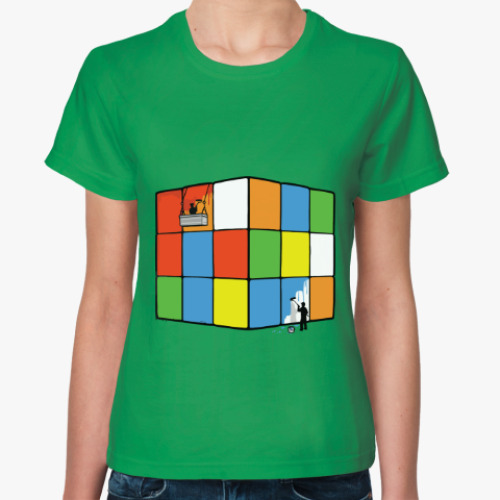 Женская футболка Кубик Рубика | Rubiks Cube