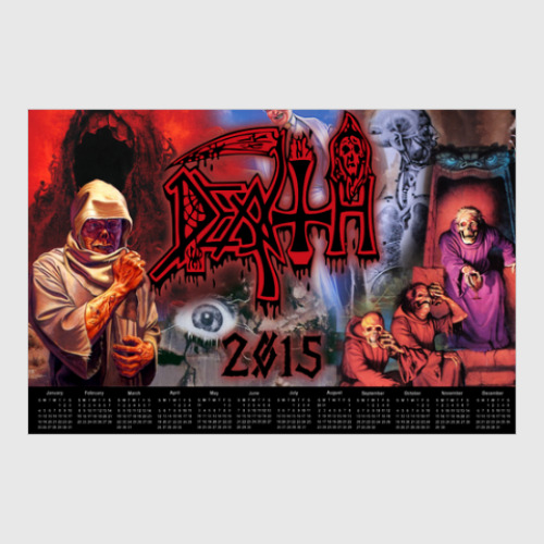 Постер Календарь на 2015г 'Death'