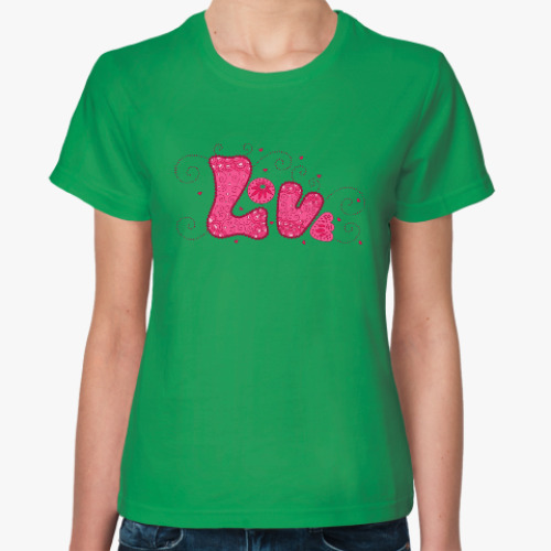 Женская футболка Love