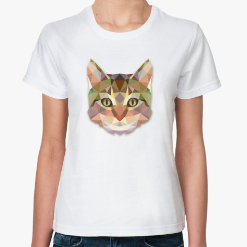 Классическая футболка Cat head