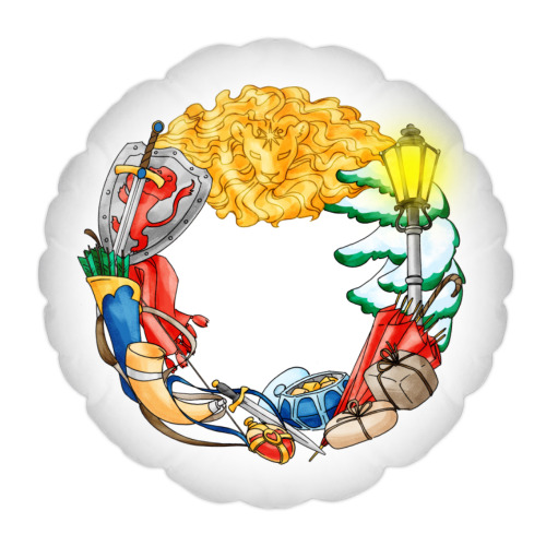 Подушка Волшебный мир Нарнии