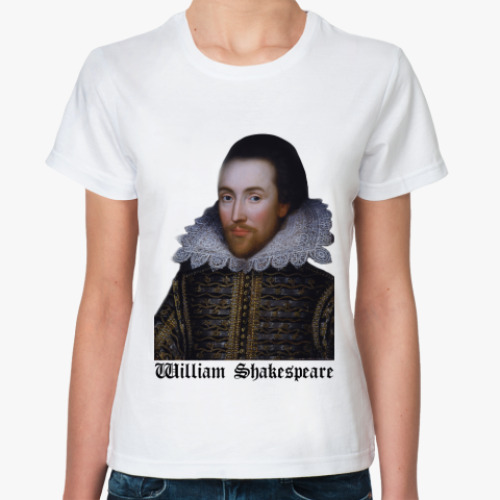 Классическая футболка William  Shakespeare