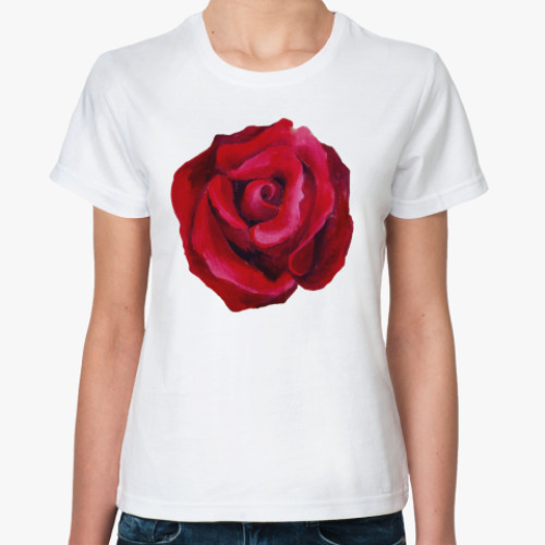 Классическая футболка  Rose