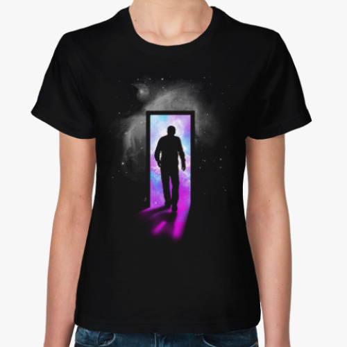 Женская футболка Вход в галактику