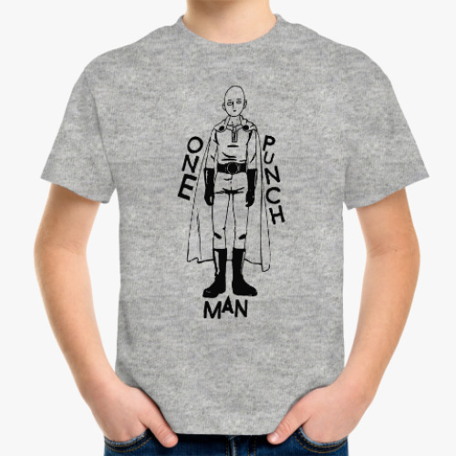 Детская футболка Ванпанчмен One Punch Man