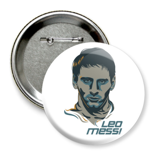Значок 75мм Leo Messi