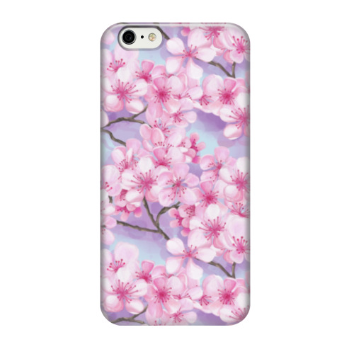 Чехол для iPhone 6/6s Цветущая весенняя вишня сакура
