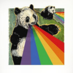 Панда радуга