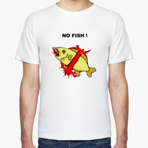Футболка NO FISH!
