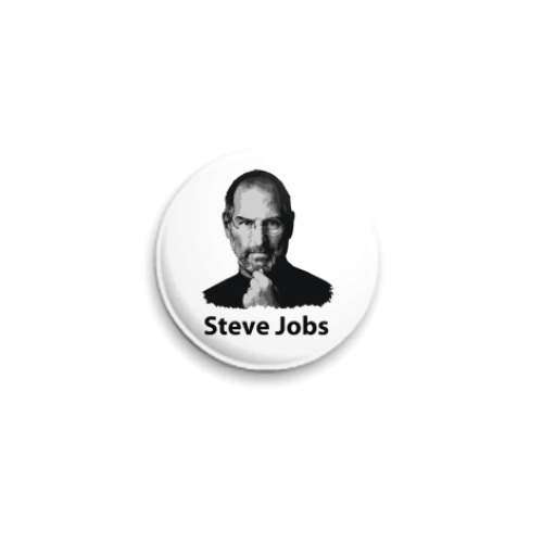 Значок 25мм Steve Jobs