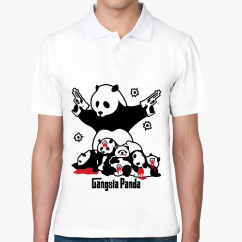 Рубашка поло  Gangsta panda