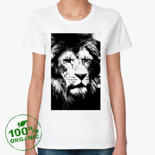 Женская футболка из органик-хлопка Black Lion