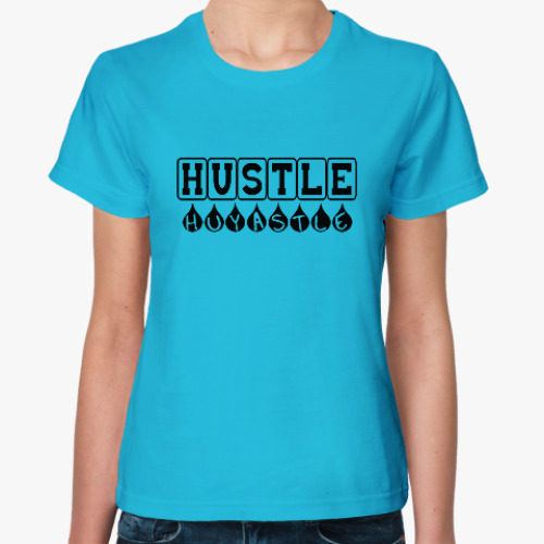 Женская футболка Hustle