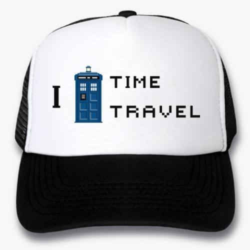Кепка-тракер I love Time Travel