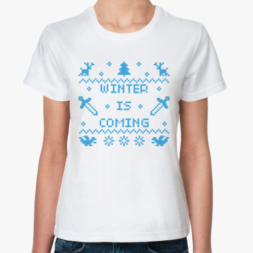 Классическая футболка Зима близко