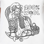 100% wool
