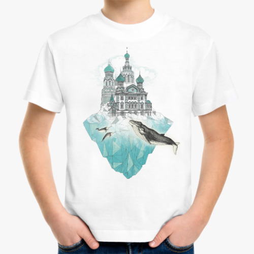 Детская футболка Зимний Санкт-Петербург