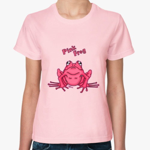 Женская футболка Pink Frog