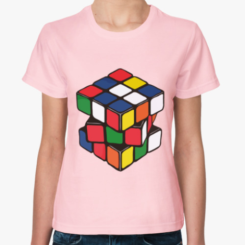 Женская футболка Кубик Рубика | Rubiks Cube