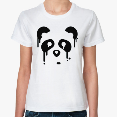 Классическая футболка Унылая панда