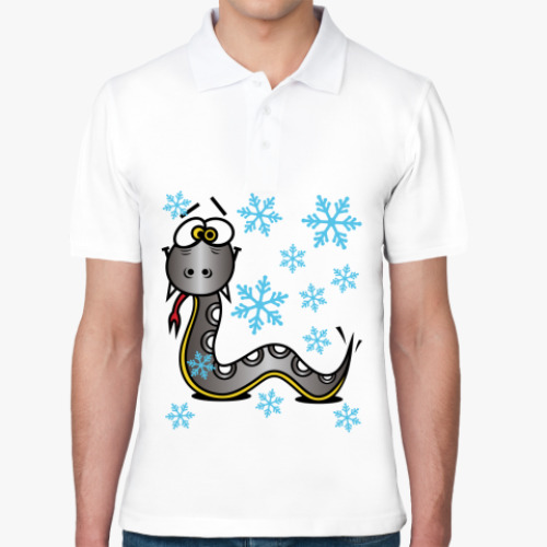 Рубашка поло Новогодняя змея