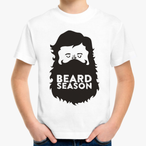 Детская футболка Сезон бородачей Beard Season
