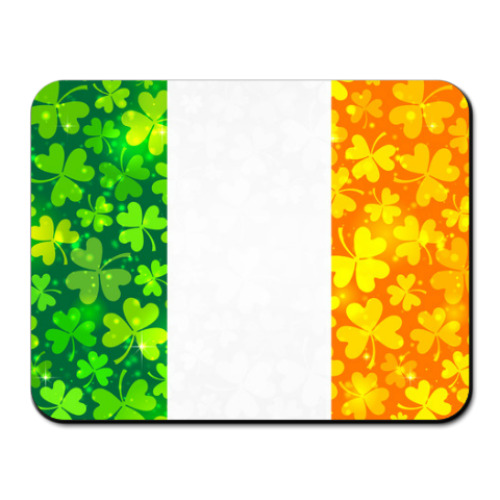 Коврик для мыши  Ирландский флаг