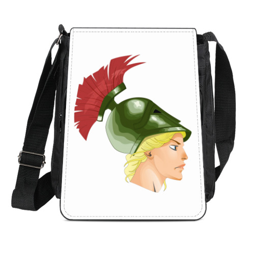 Сумка-планшет Афина в коринфском шлеме