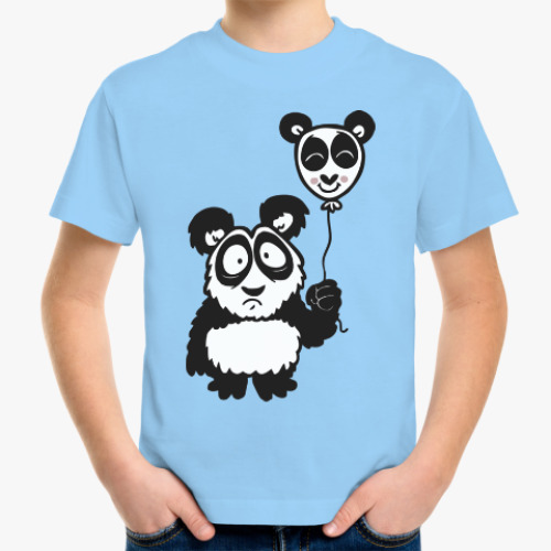 Детская футболка Панда с шариком