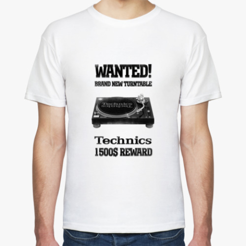 Футболка Wanted! Technics SL-1210