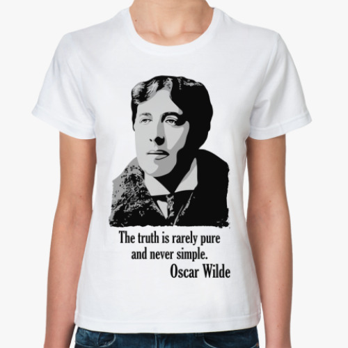 Классическая футболка Oscar Wilde