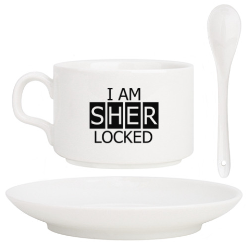Кофейный набор I Am SHER LOCKED