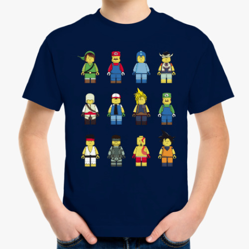 Детская футболка Лего Герои