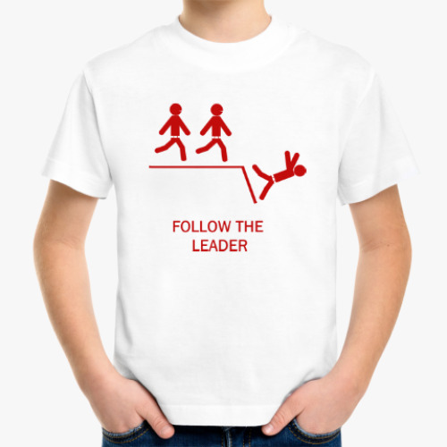 Детская футболка Follow the leader