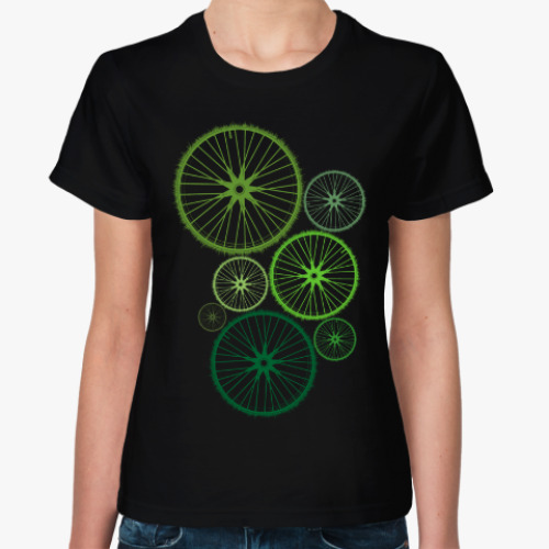 Женская футболка Зелёная энергия