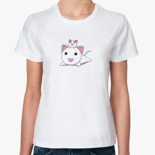 Классическая футболка Комплект 'мама плюс я' Cats