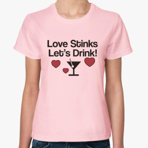 Женская футболка Love Stinks