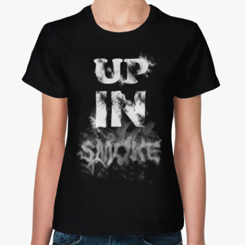 Женская футболка Up in smoke