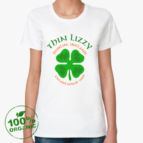 Женская футболка из органик-хлопка Thin Lizzy