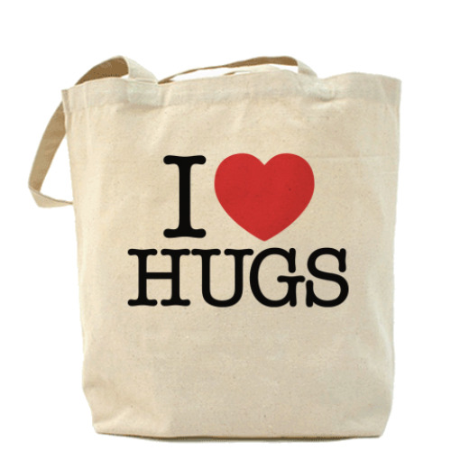 Сумка шоппер I love HUGS