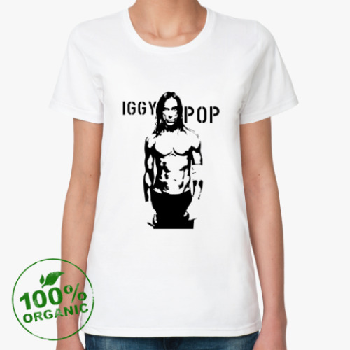 Женская футболка из органик-хлопка Iggy Pop